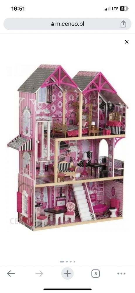 KIDKRAFT Domek dla lalek Barbie Bella