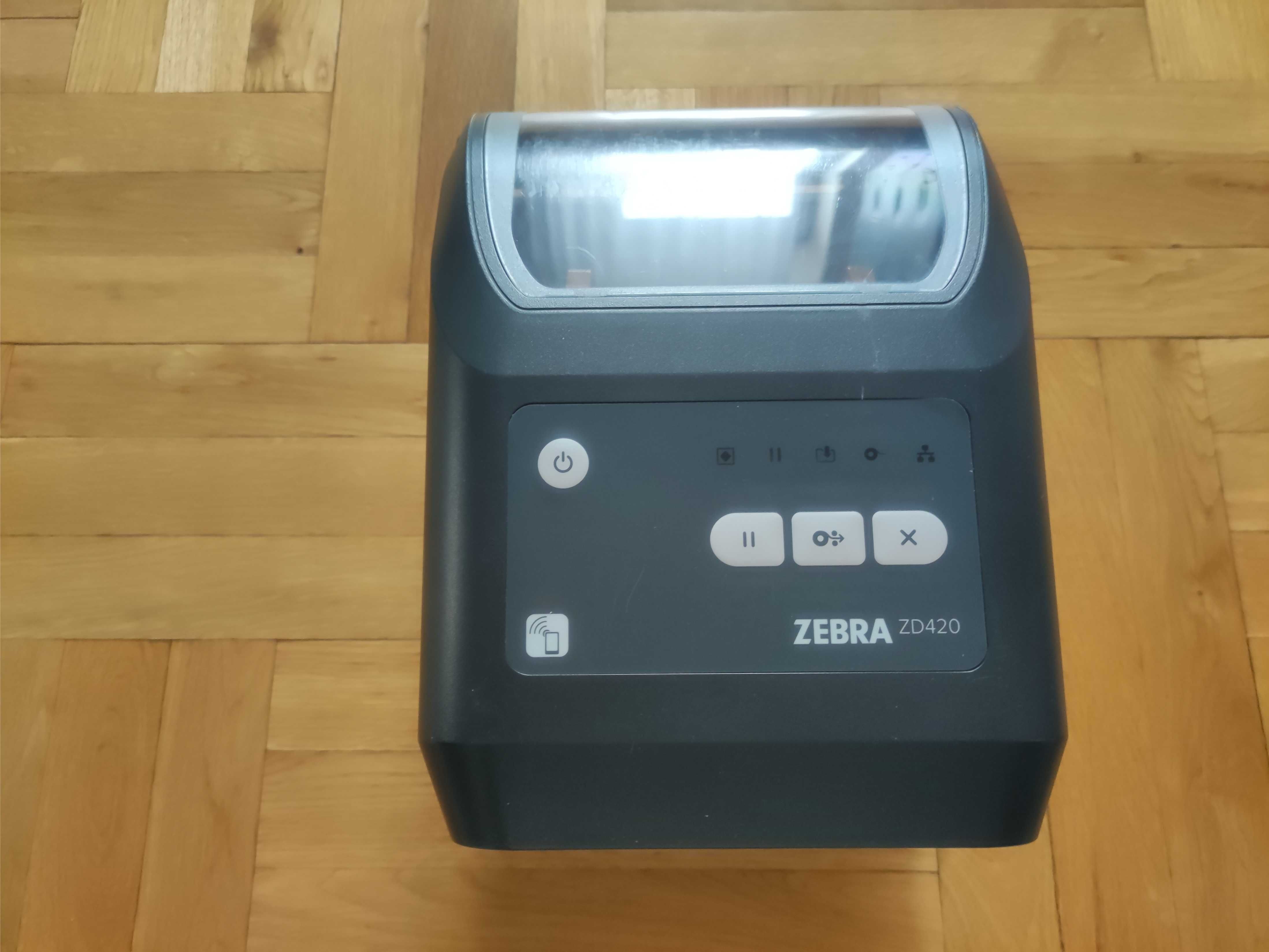 Drukarka Termiczna Etykiet Kurierska Zebra ZD420 WIFI Bluetooth