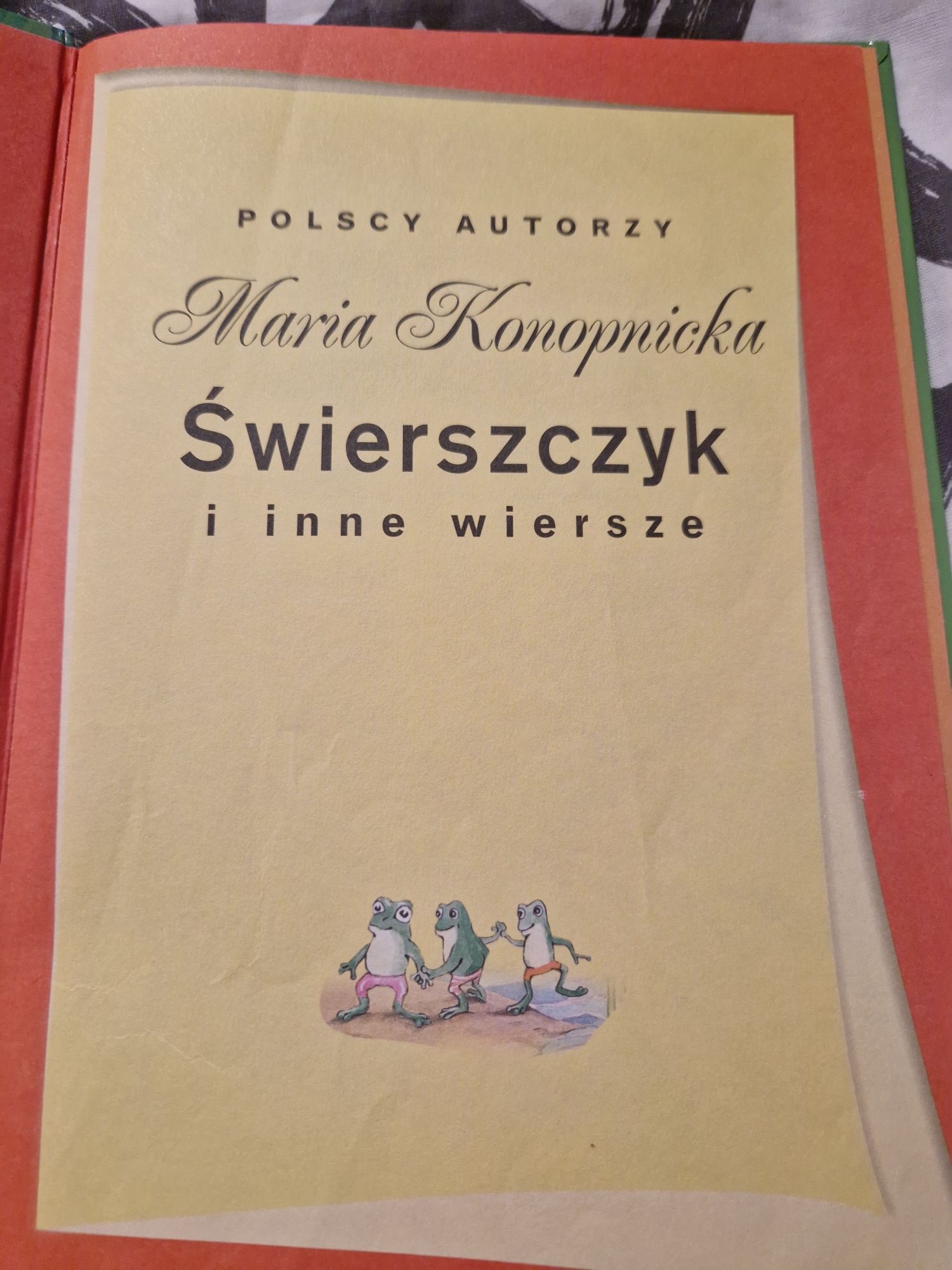 Książka Maria Konopnicka Świerszczyk i inne wiersze