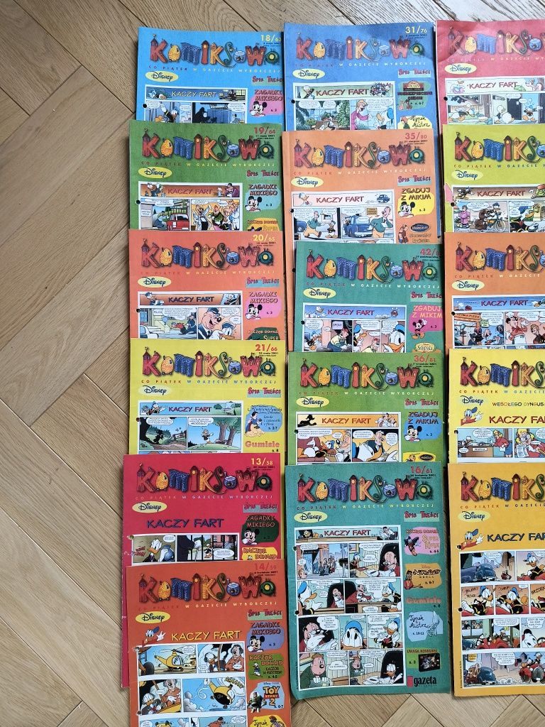 Komiksowo Gazeta wyborcza 26 sztuk Kaczor Donald Kaczy fart