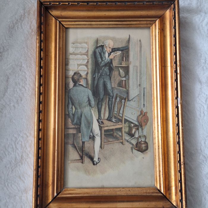 Stara ramka ze szkłem  20x30