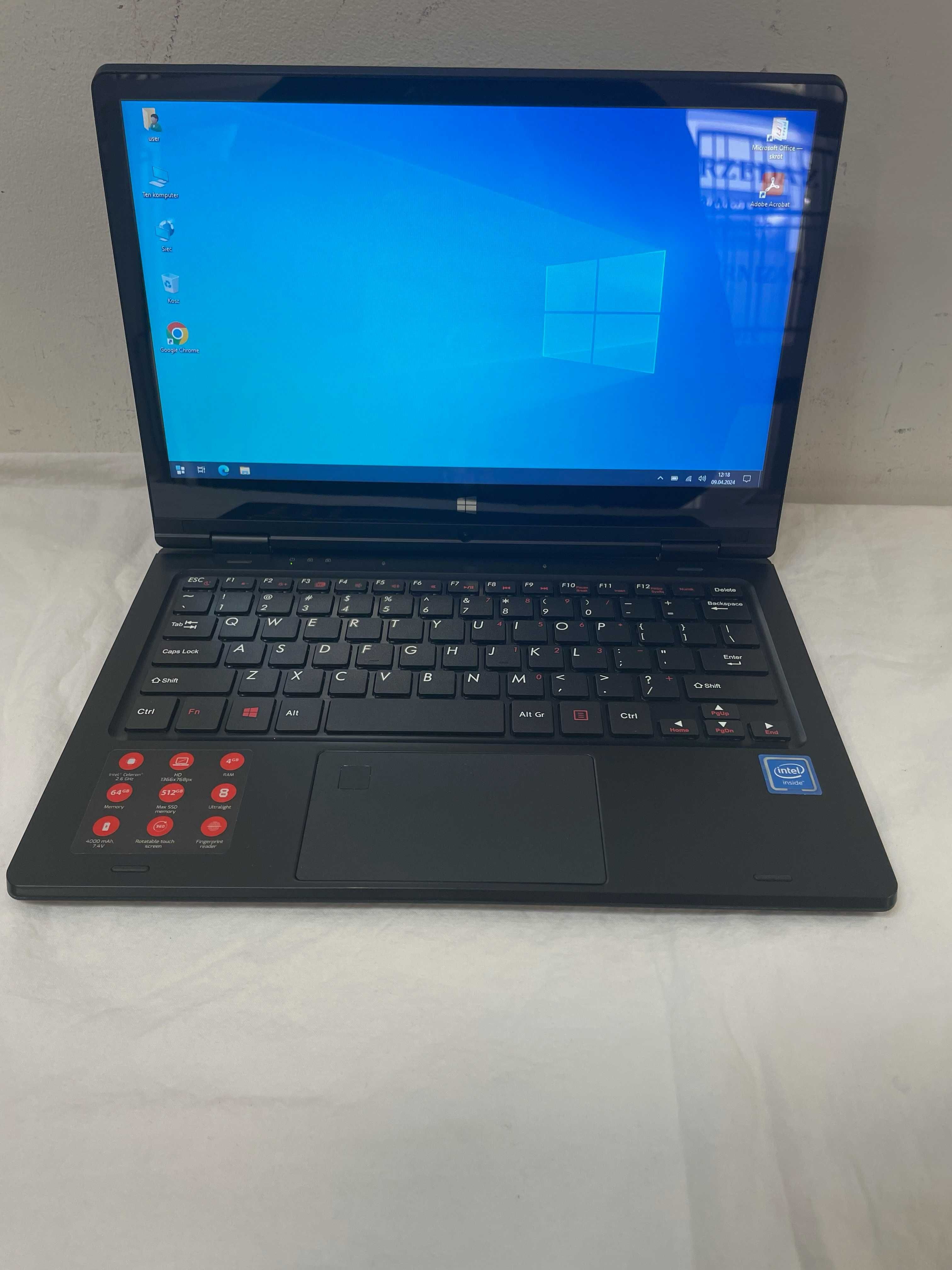 TECHBITE ARC 11.6 /Intel N4000C /4GB /11,6'' /Windows 10 /dotykowy