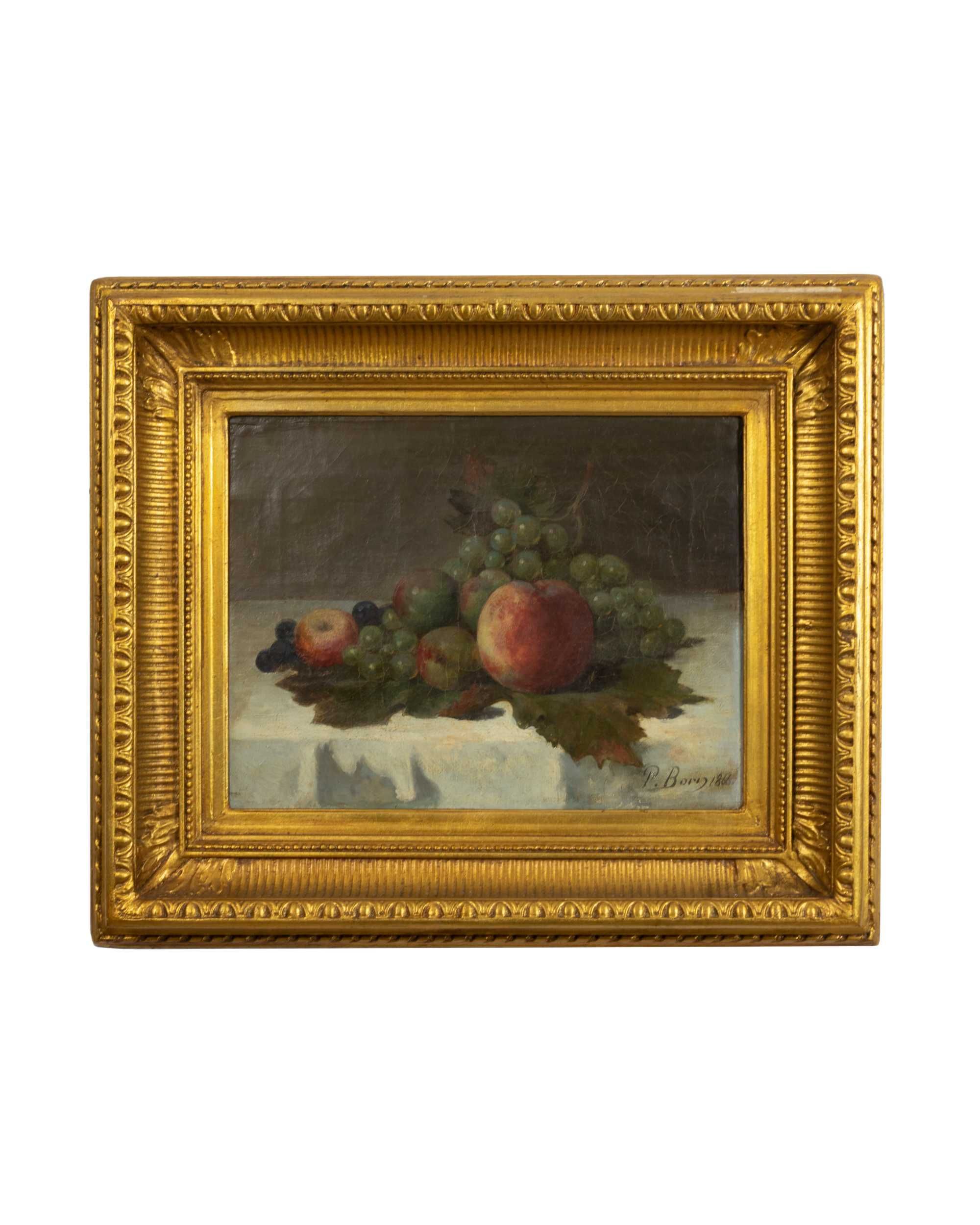Pintura natureza morta P Borg Romantismo | século XIX