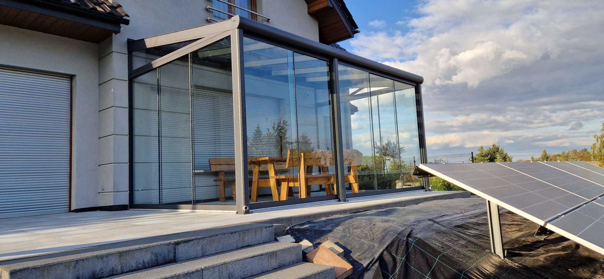 Pergola aluminiowa , zadaszenie tarasu aluminiowe, ogród zimowy