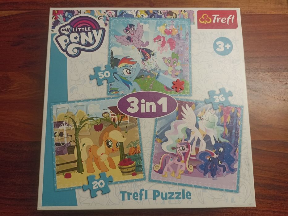 Puzzle Trefl 3+/4+ cały zestaw super stan kompletne 6 pudełek