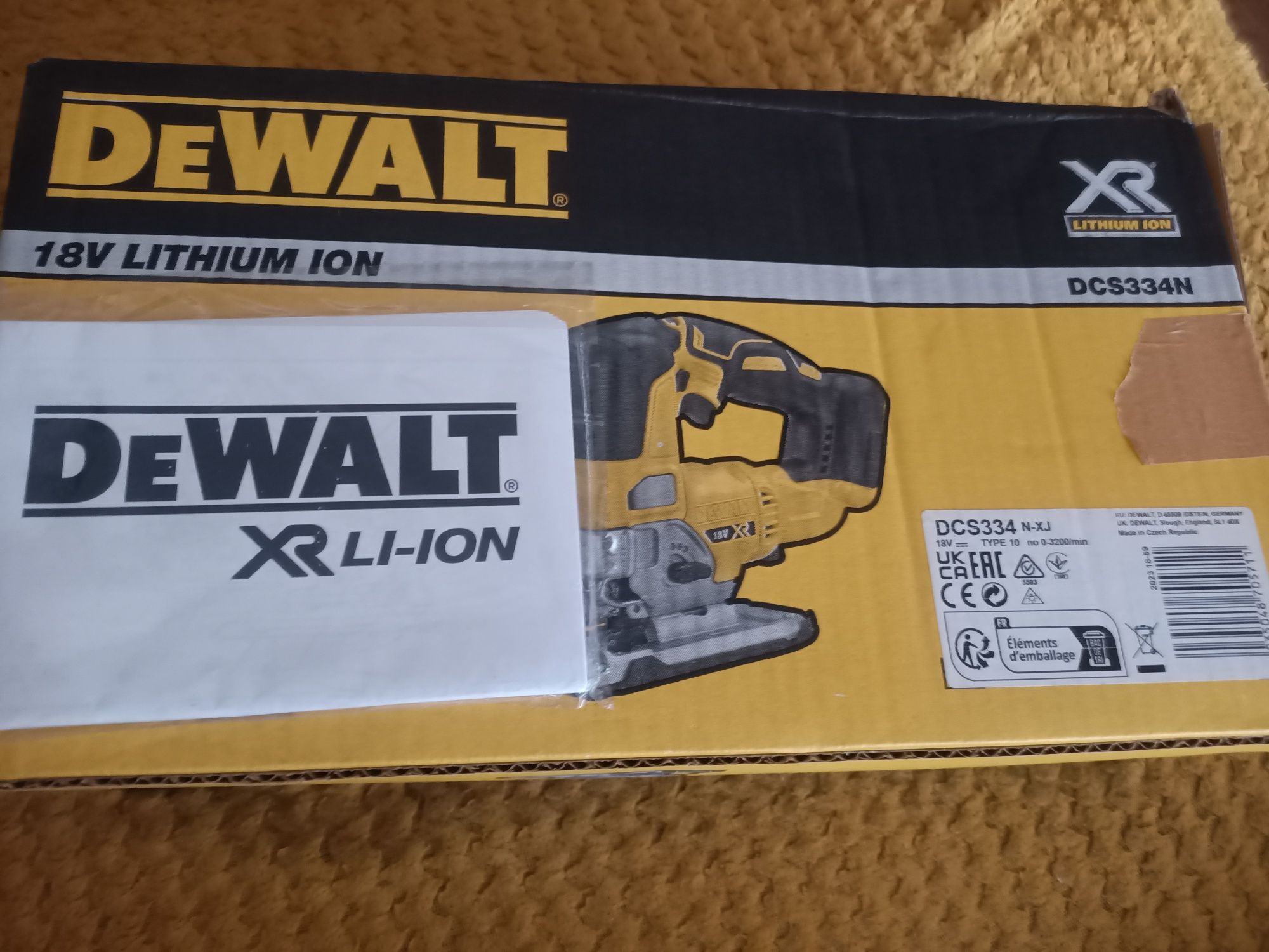 Nowa oryginalna wyrzynarka DeWalt dcs334N