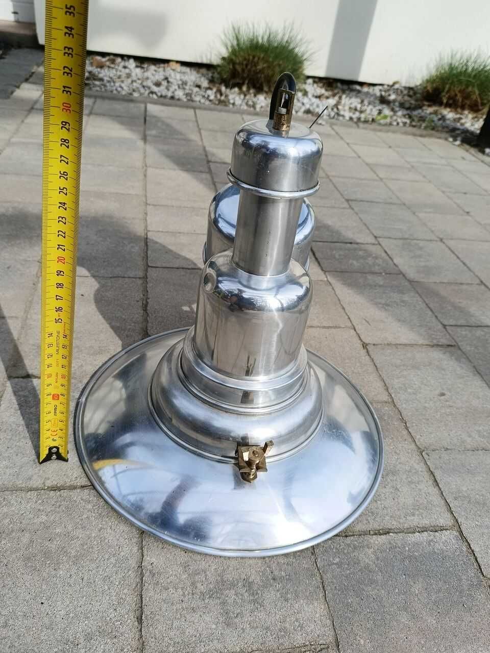 Lampa sufitowa, loftowa. Kolor stalowy