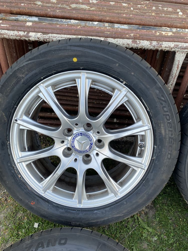 Felgi z oponami mercedes 5x112 oryginal lato nowe!