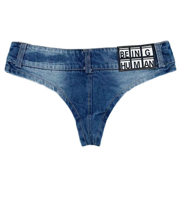Damskie Szorty Bardzo Skąpe Krótkie Sexi Spodenki Odkryte Pośladki  XL