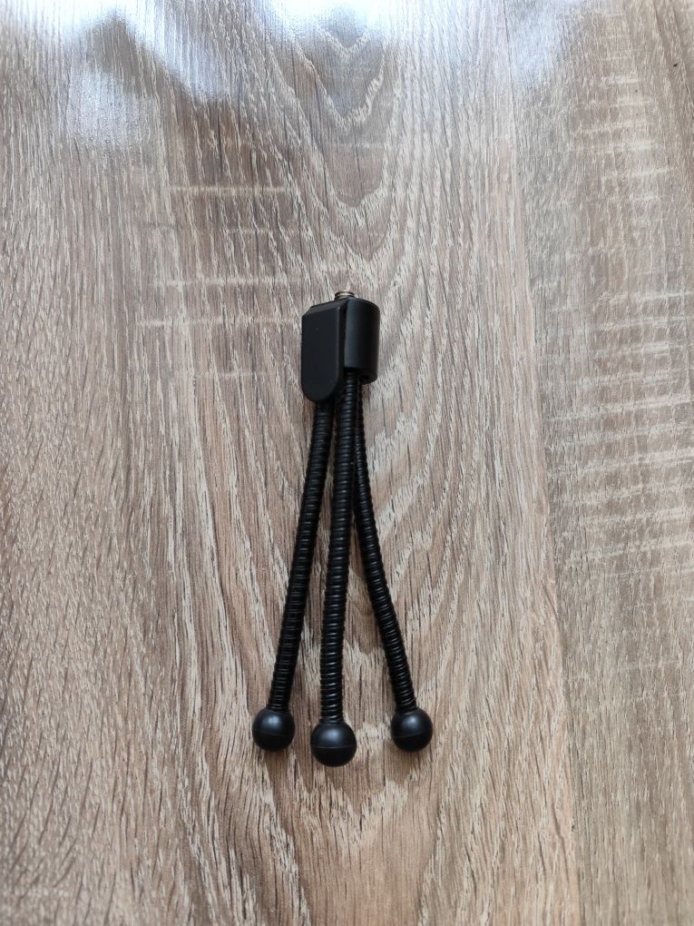 Mini statyw, statyw biurkowy tripod, gwint 1/4 cala