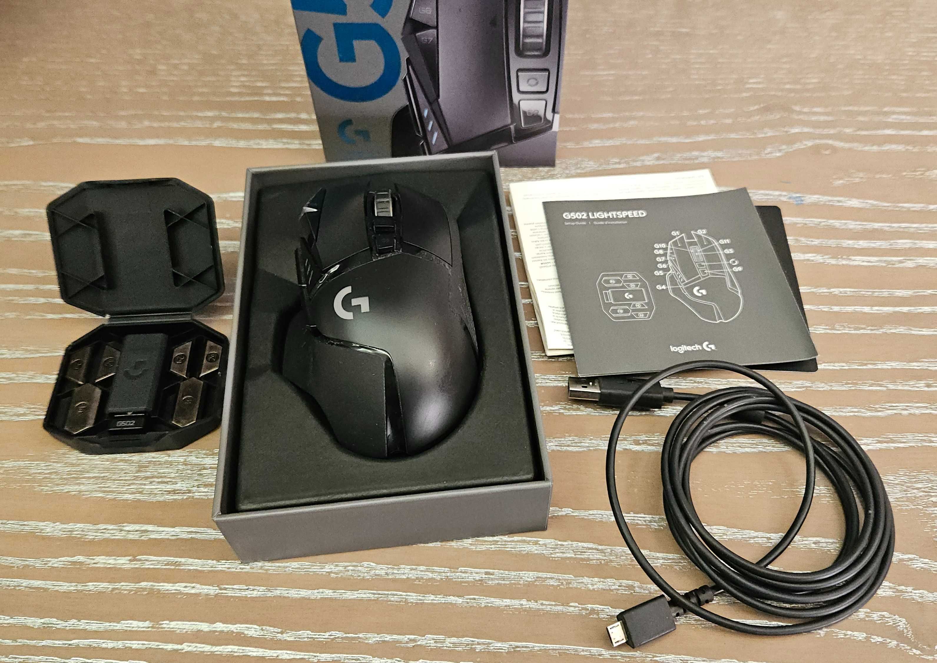 Мишка Logitech G502 Lightspeed Wireless Black