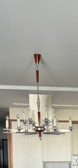 Candeeiro de teto anos 70 importado