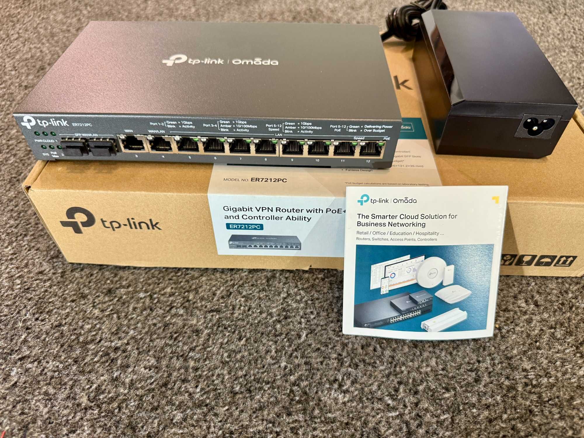 TP LINK ER7212PC Router omada 3-w-1 Router+Kontroler+POE