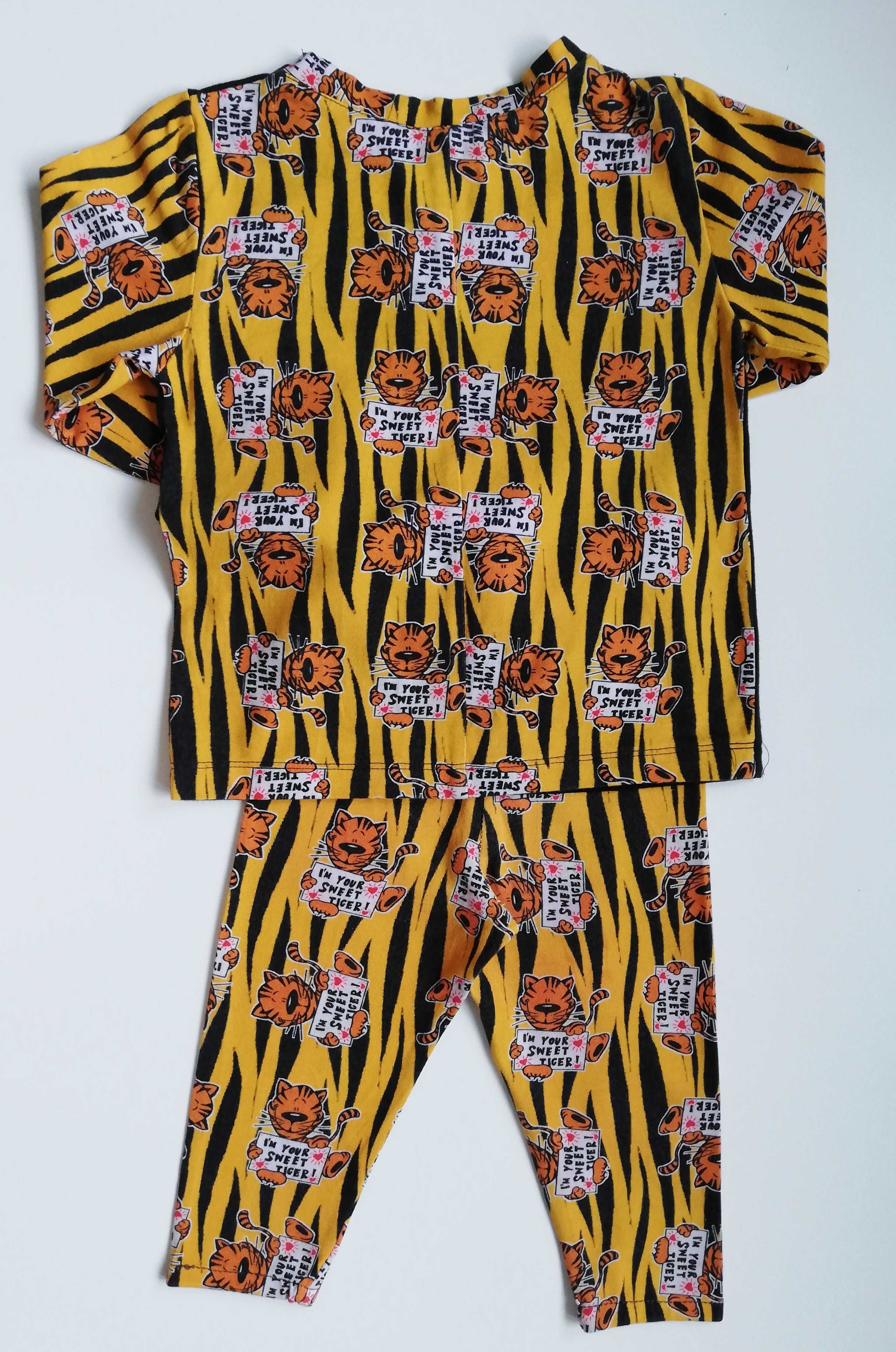 Komplet piżama Handmade Sweet Tiger Tygrysy 68/74