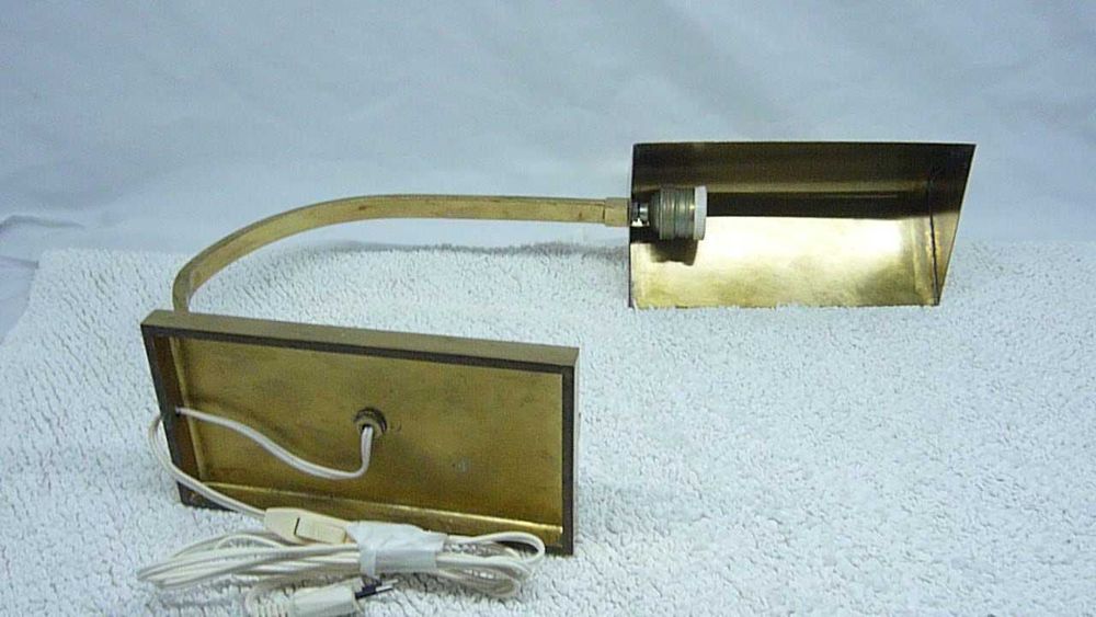 Candeeiro de secretária em Latão