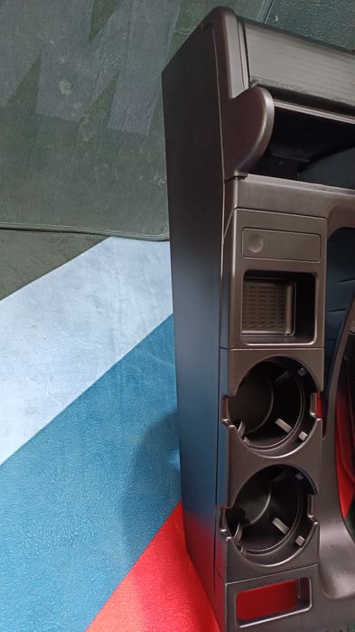 Consola central e apoio de braço com porta copos para bmw série 3 E46