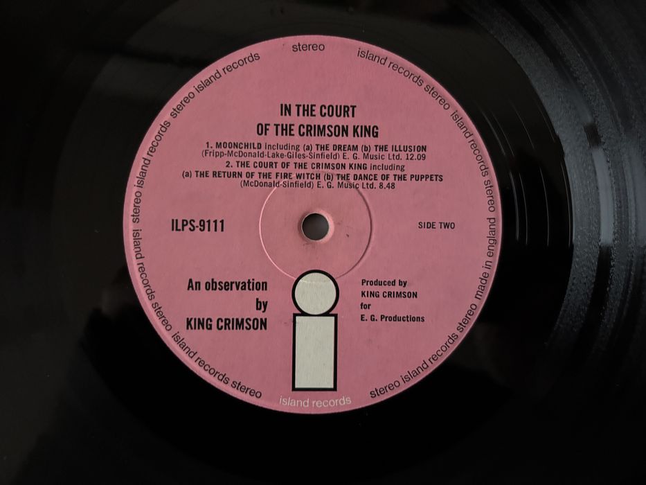 King Crimson - In the Court of the Crimson King (pierwsze wydanie UK)
