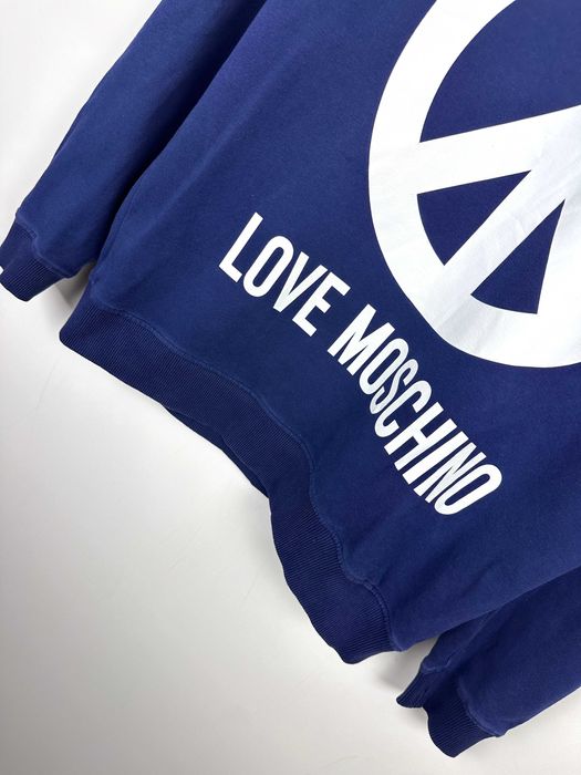 Bluza męska LOVE MOSCHINO granatowa r. L