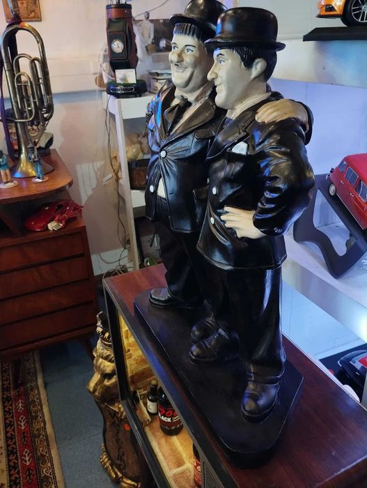 Figura Decorativa Vintage - Laurel & Hardy