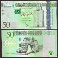 Coleções Notas Libya 50 Ten Dinars
