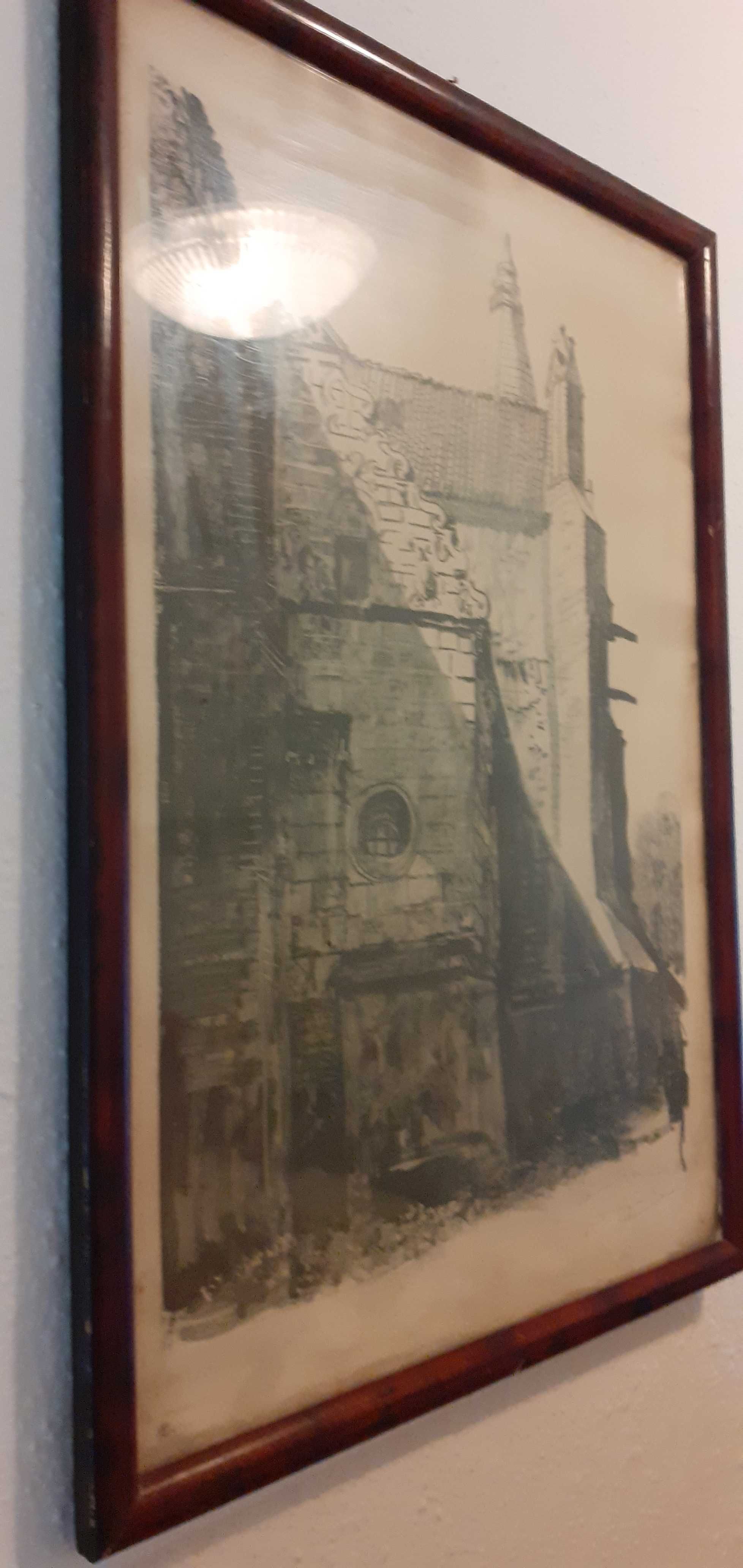 Leon Wyczółkowski Chełmno Fara Grafika Obraz Reproducja