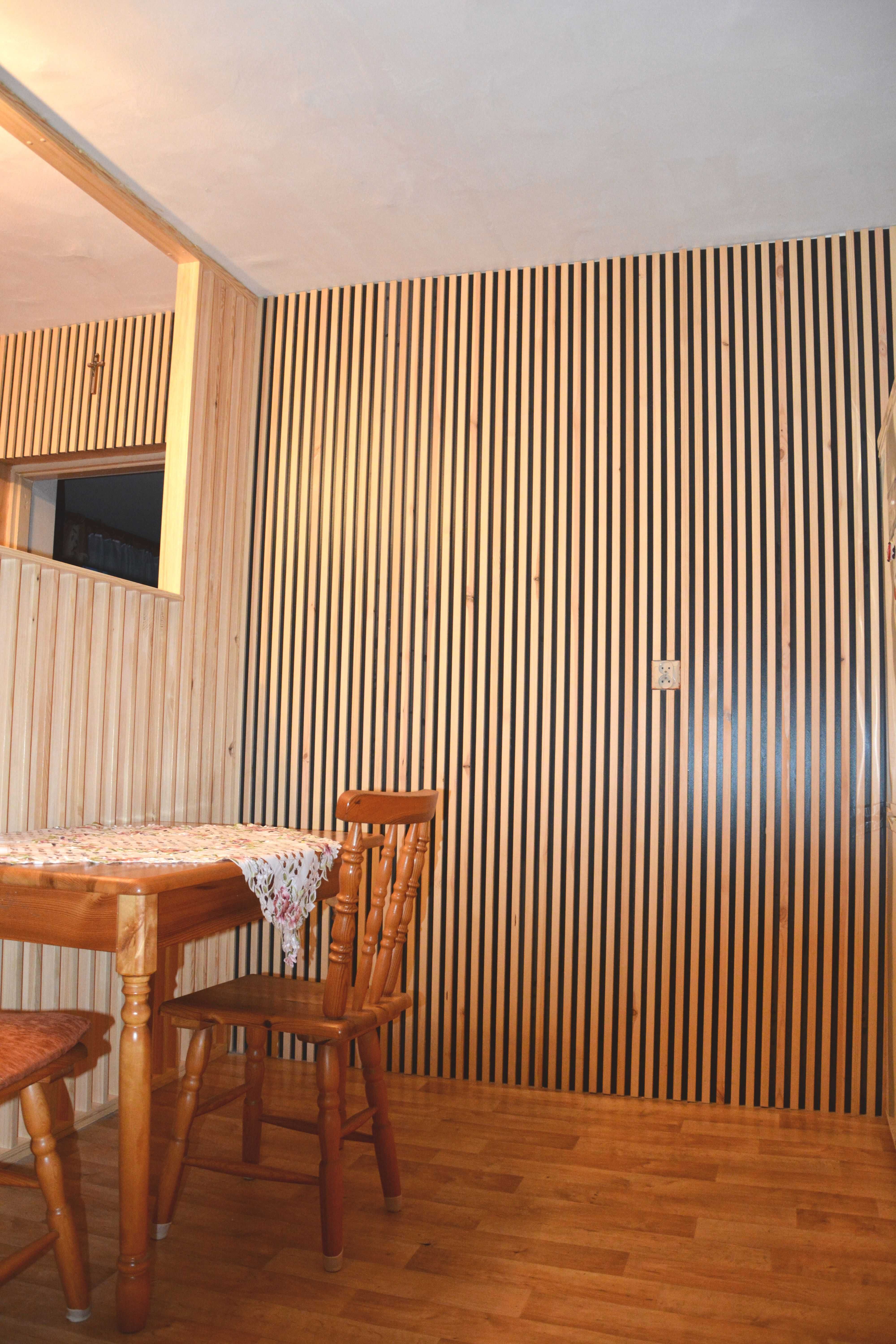 Lamele ścienne 277cm x 24cm, panele ścienne, lamele z drewna