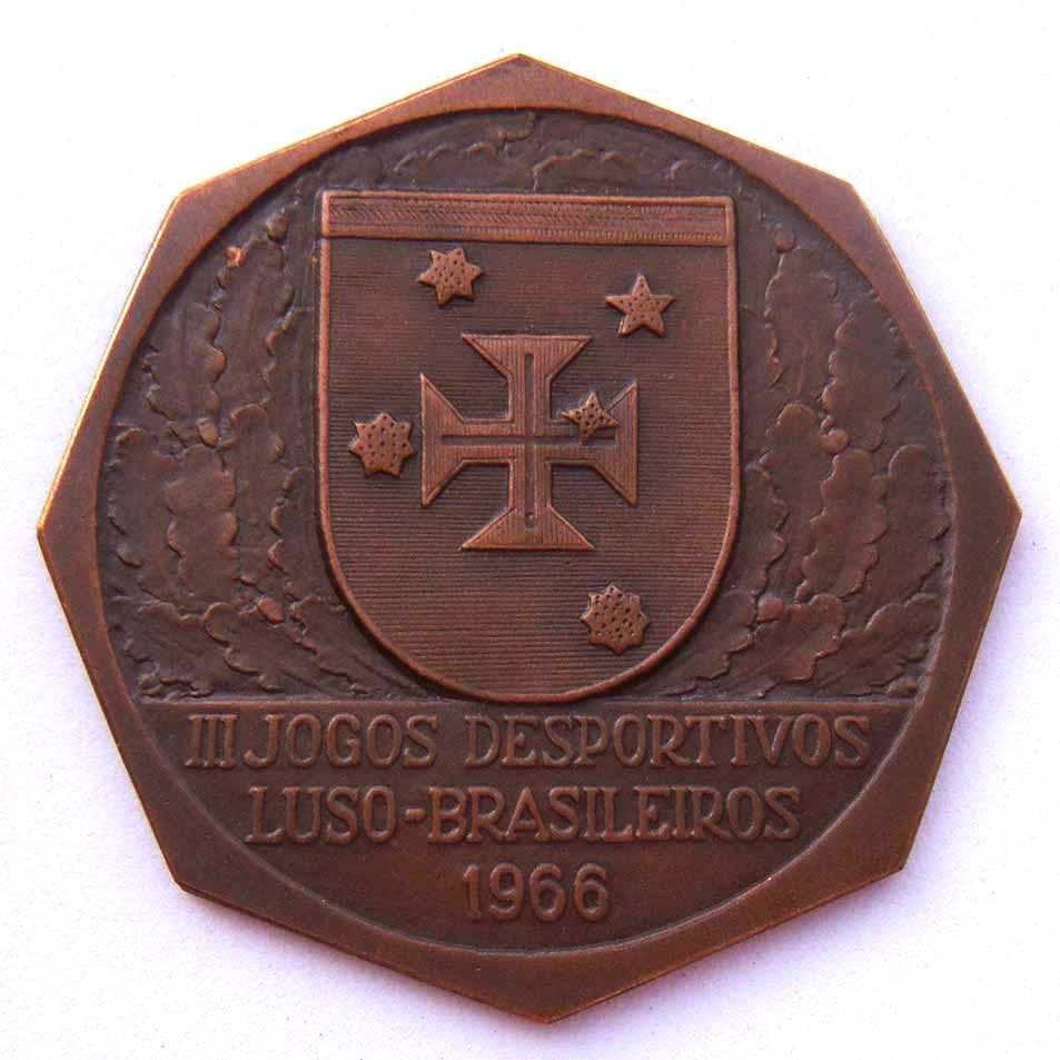 Medalha de Bronze Confederação Jogos Desportivos Luso-Brasileiros 1966