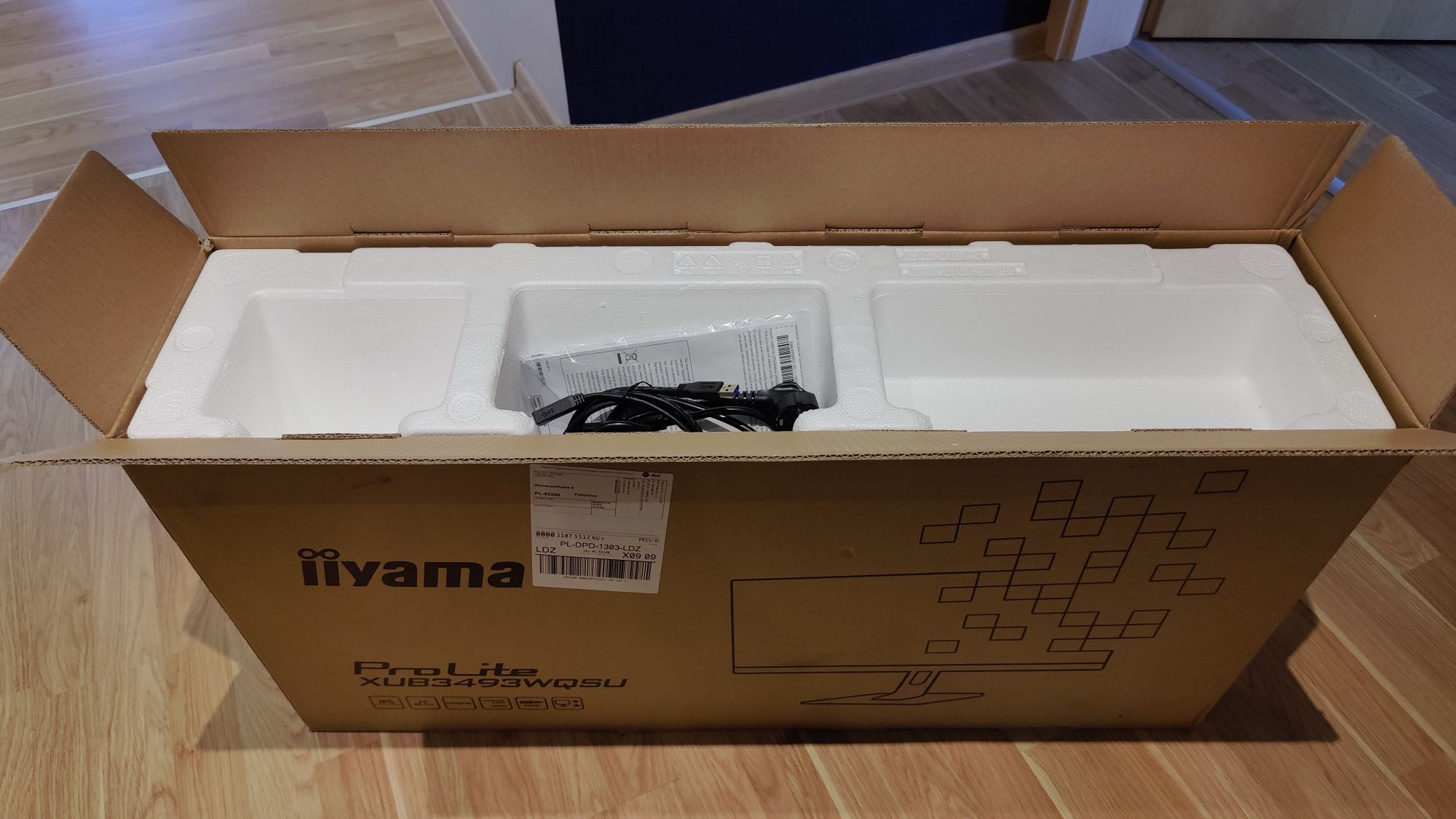 Monitor iiyamaProLite XUB3493WQSU-B1 ultra szeroki.