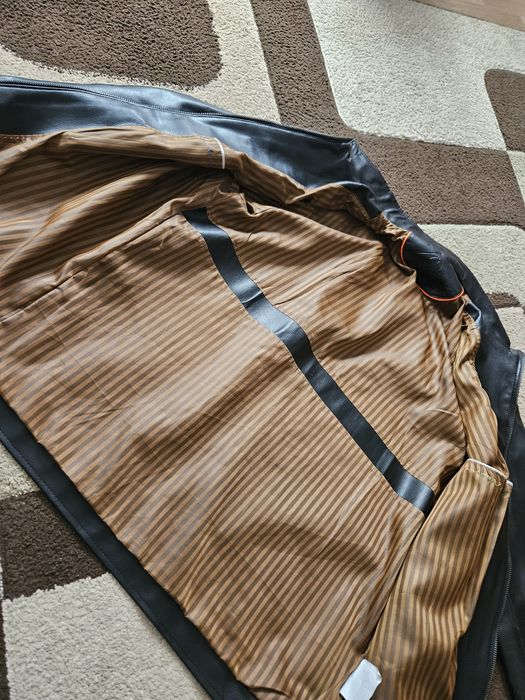 Męska kurtka ze skóry PU