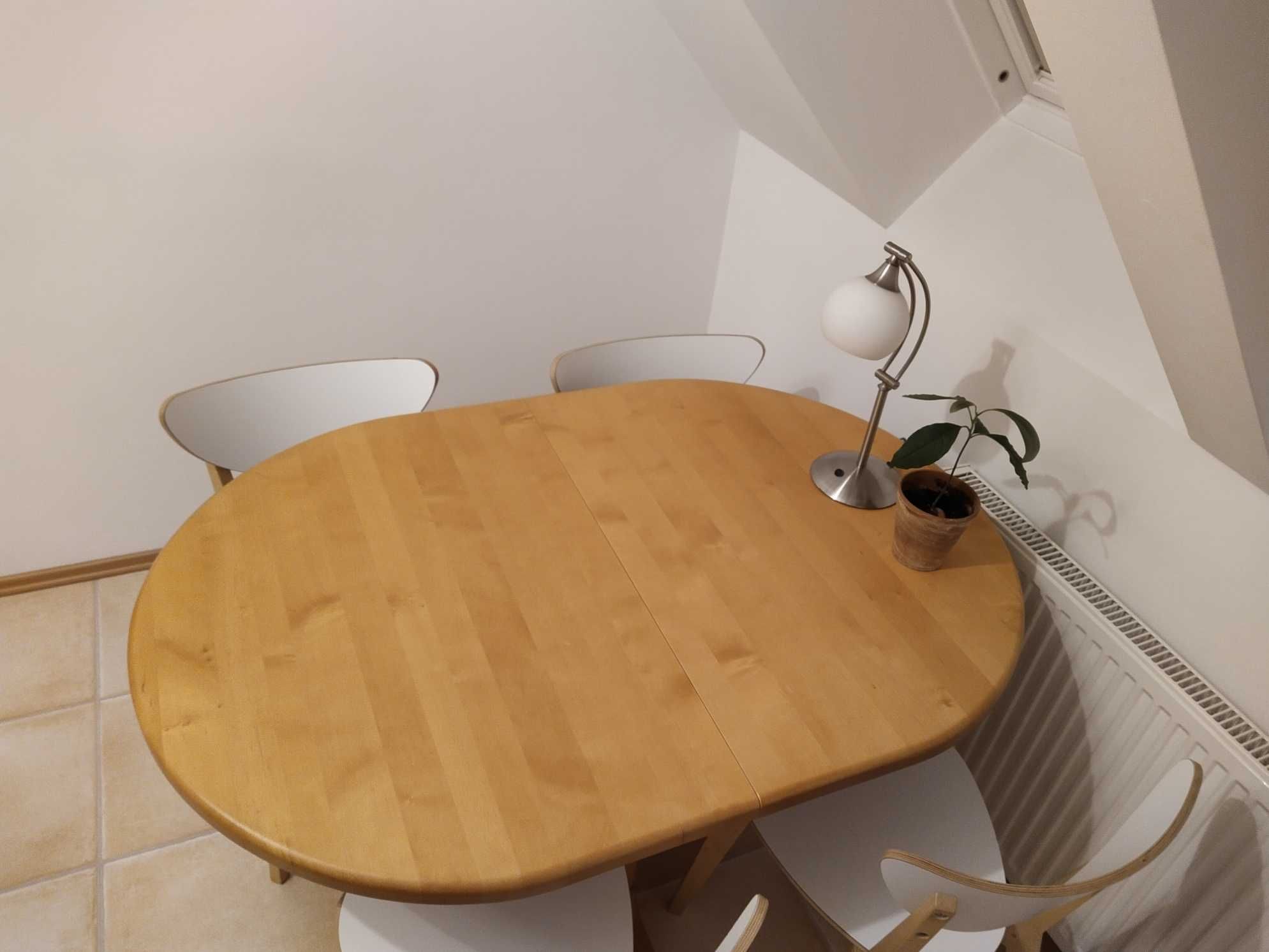 Stół rozkładany, lita olcha, 130x90, max 230 cm, dla miłośników drewna