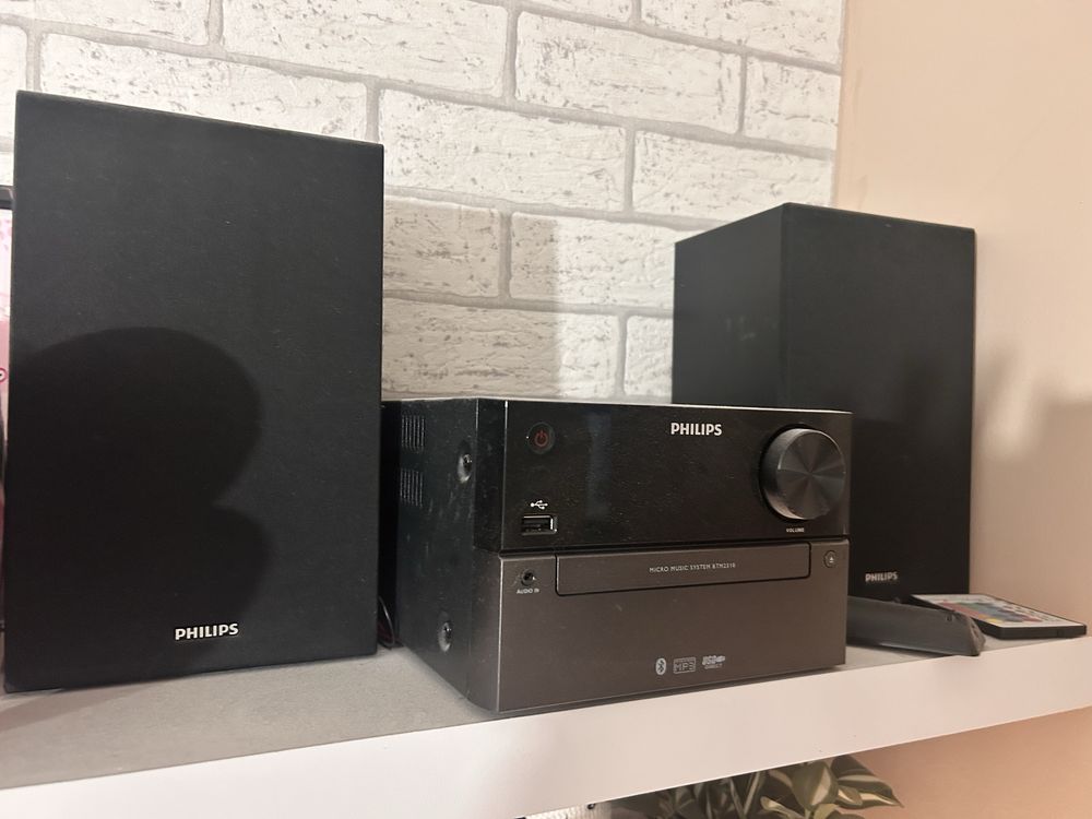 Wieża Philips BTM2310/12 odtwarzacz płyt głośniki DVD muzyka