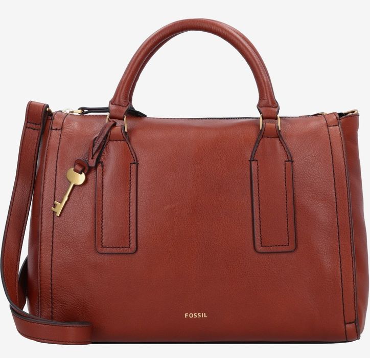 Skórzana torebka Fossil brązowa nowa