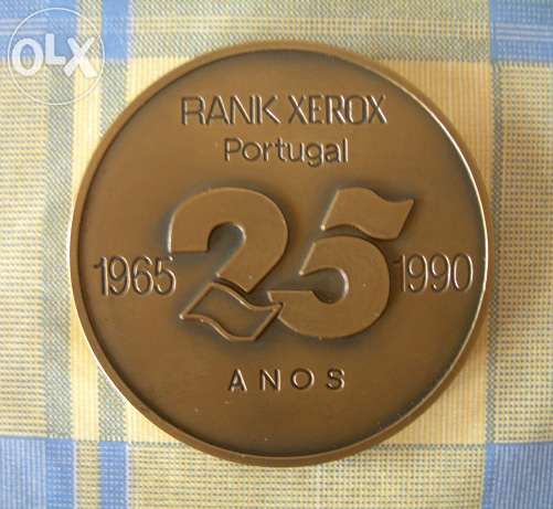 Medalha 25º Aniversário Xerox