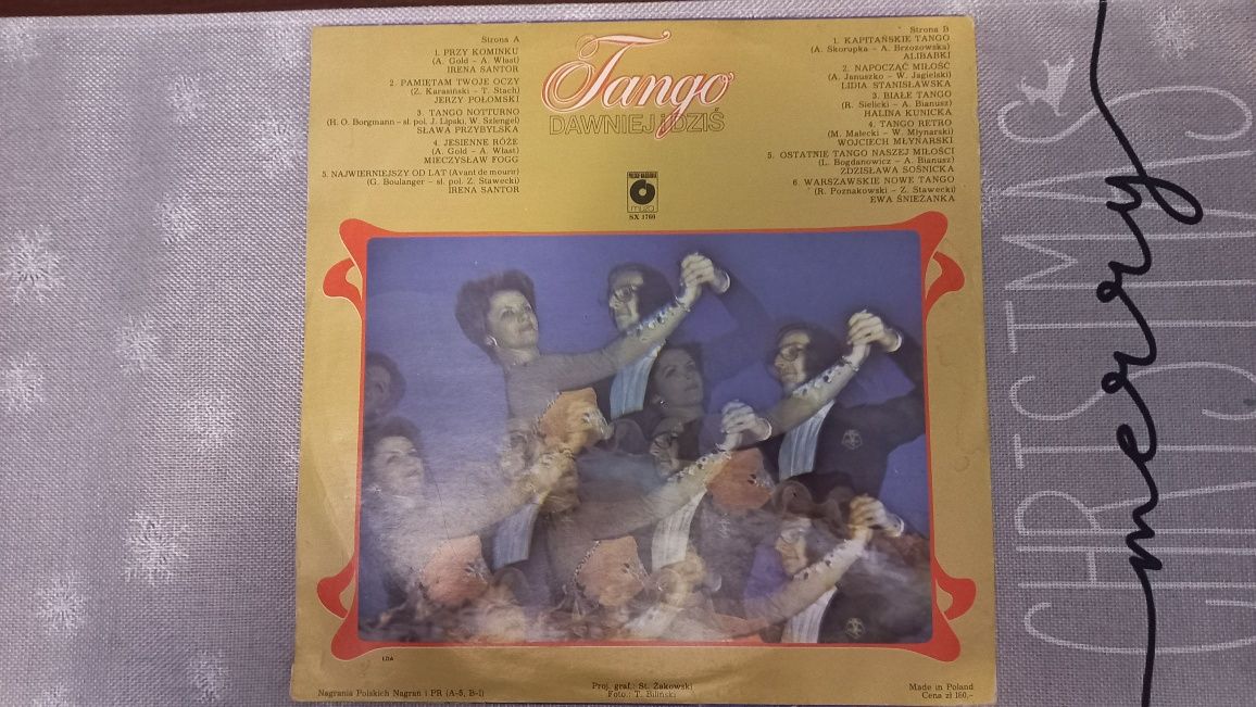 Płyta winylowa Tango dawniej i dziś