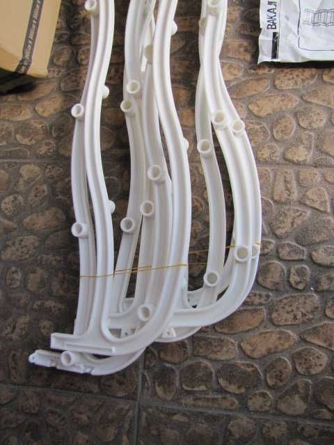 Szafka na buty za drzwiami ścienna 12 półek modułowa wysokość 183 cm