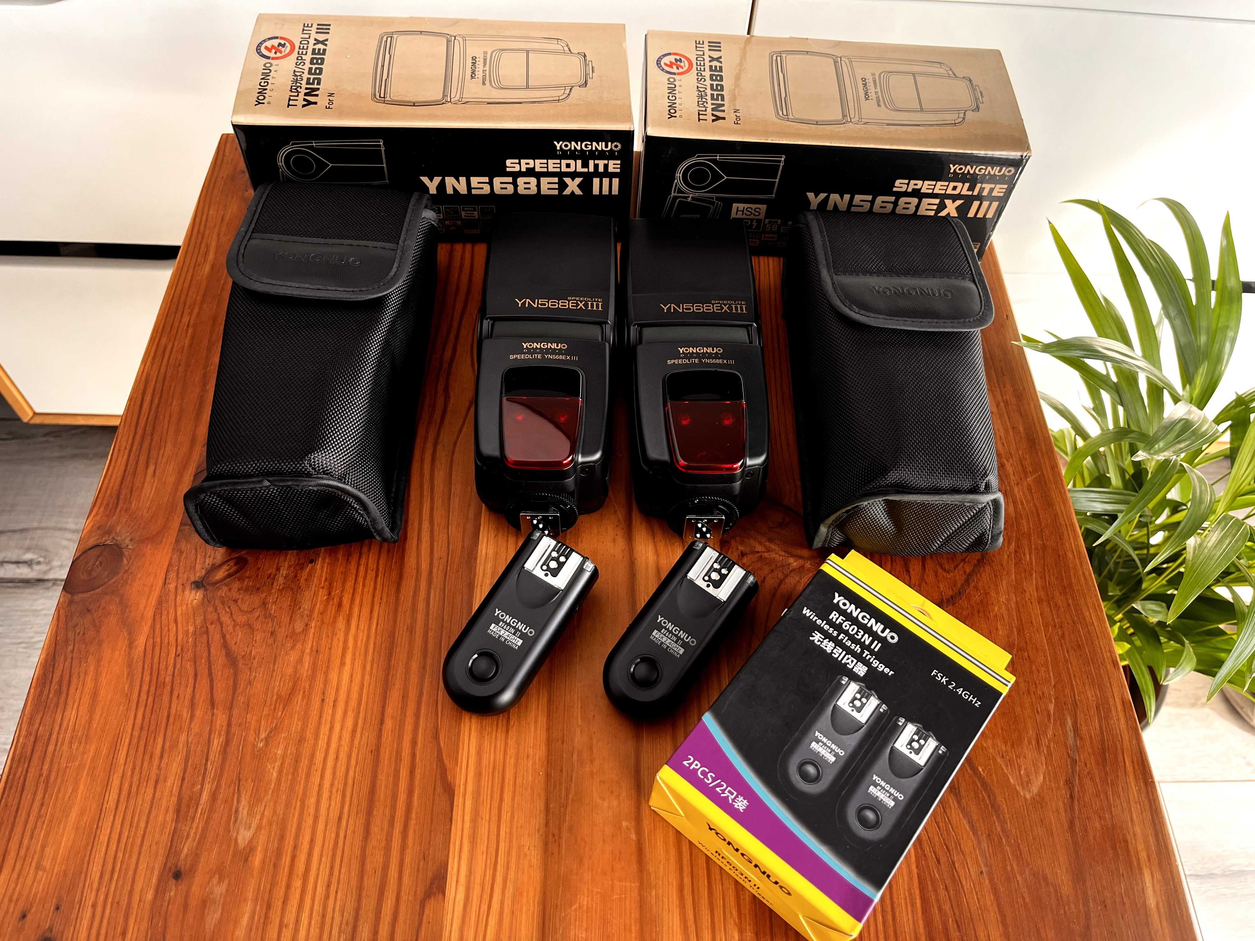 Lampa błyskowa YONGNUO YN568EX III do Nikon (2 x) + wyzwalacz gratis