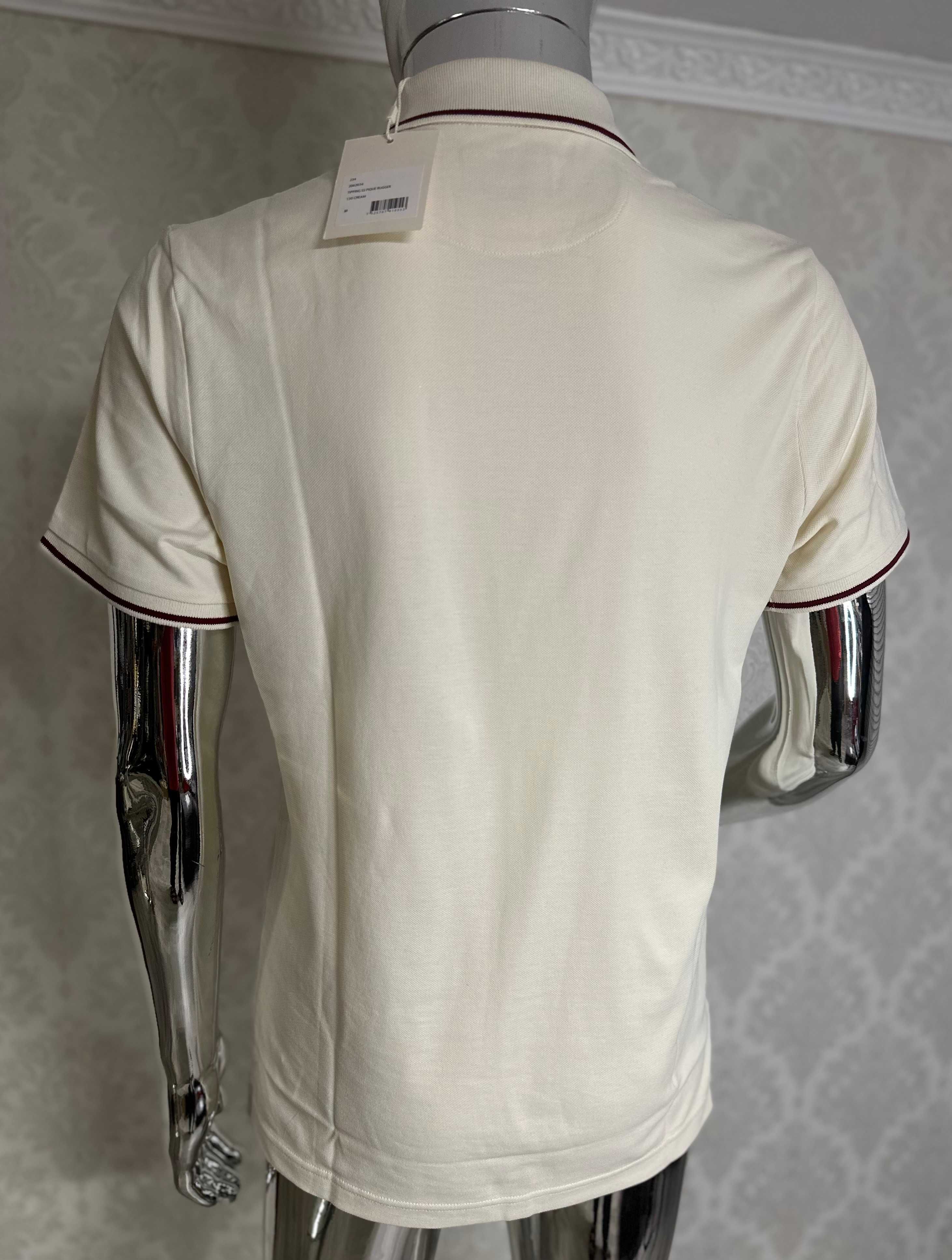 Koszulka Polo Męska Gant kremowa rozmiar. M