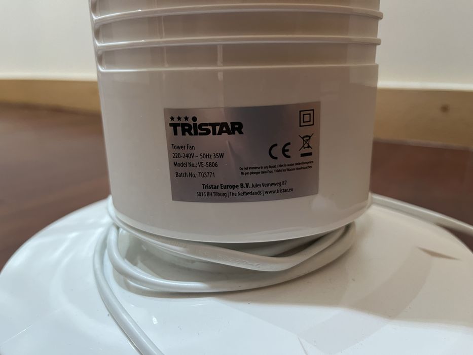 Coluna de Ar TRISTAR VE-5806 (3 velocidades - 35 W - Diâmetro 18.5 cm)