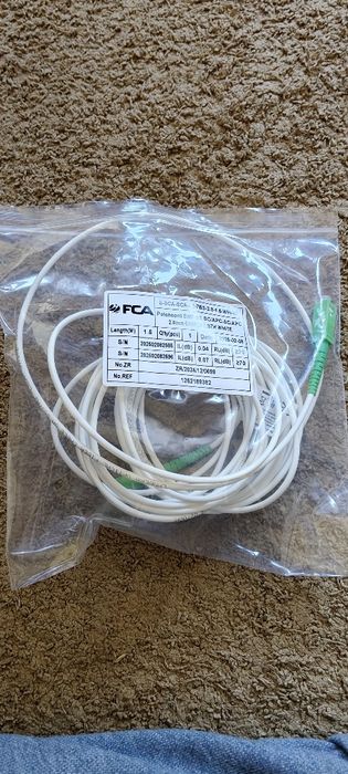 Kabel do światłowodu 5m nowy