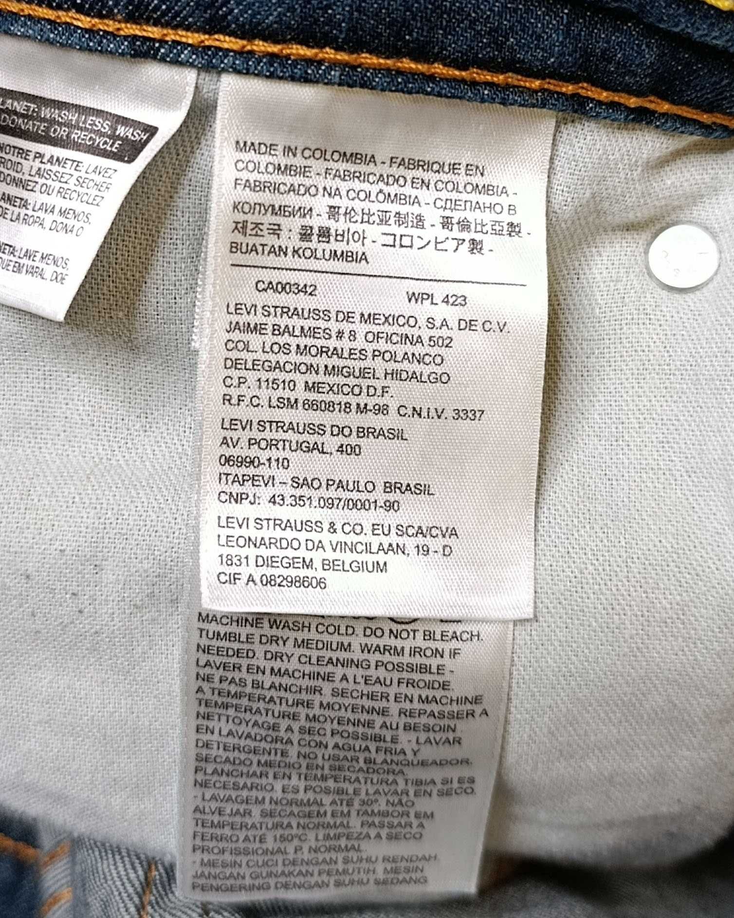 джинси Levis 511 W34 L32