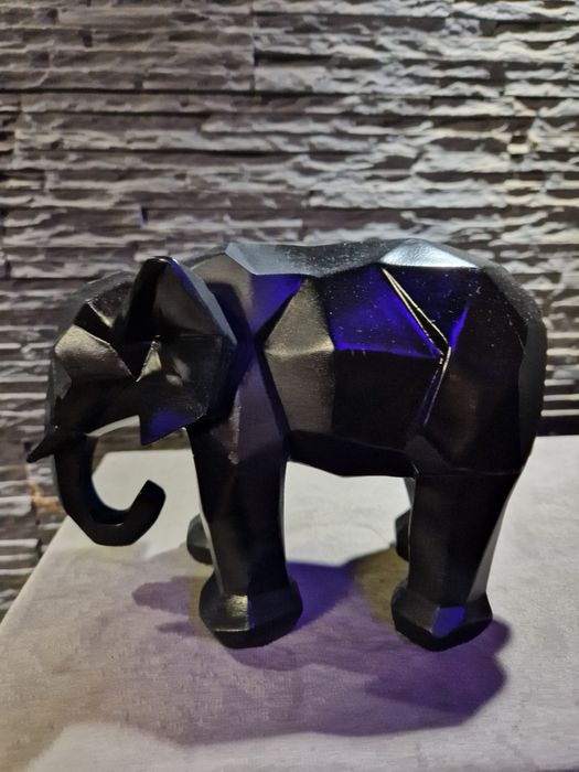 Czarny, słoń, pantera , wazon zestaw nowe