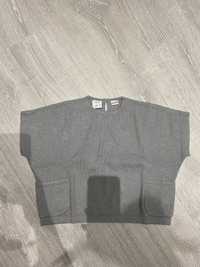 Sweter zara popielaty r 110 dziewczynka