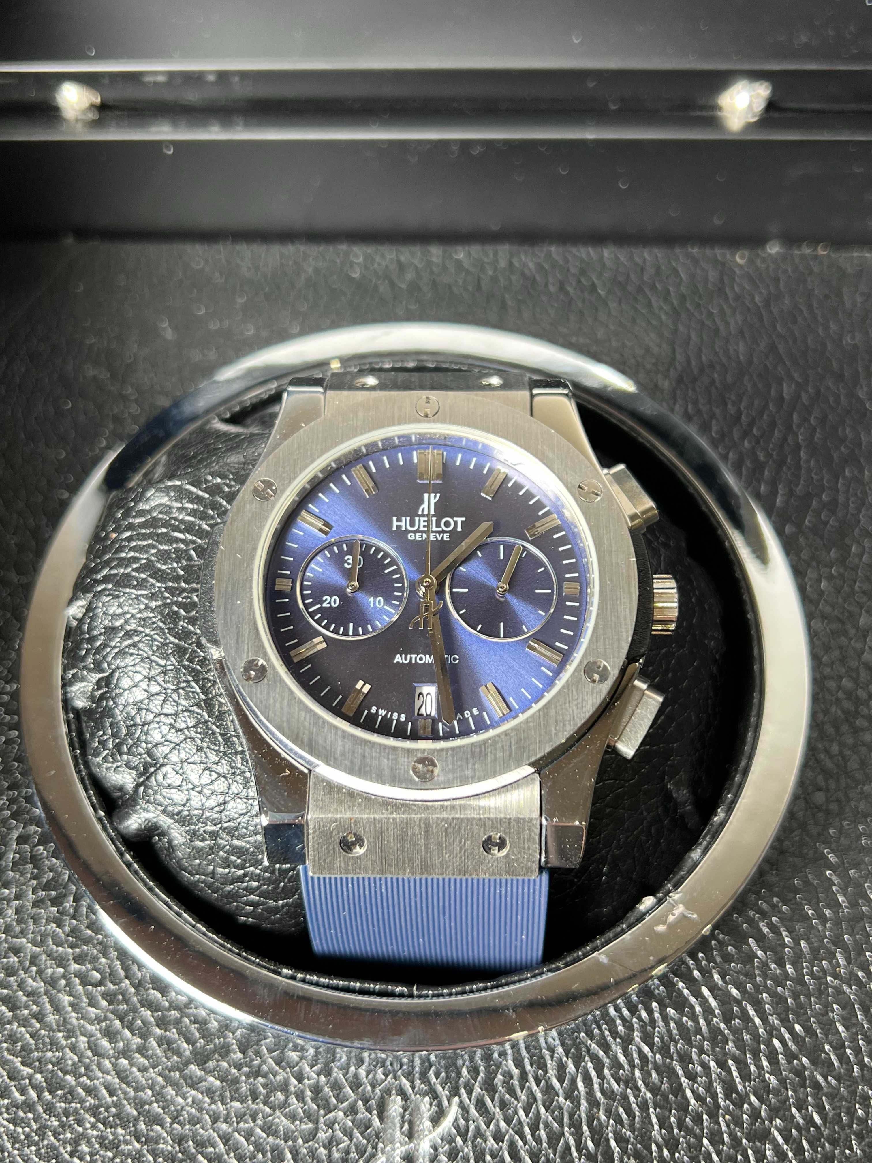 Часы Hublot Classic Fusion Chronograph Titanium Blue