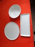 Zestaw półmisek porcelanowych