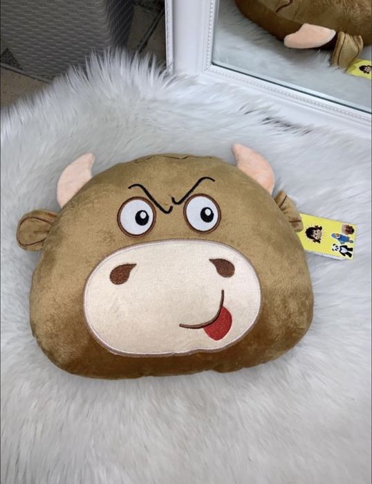 Игрушка-подушка бык