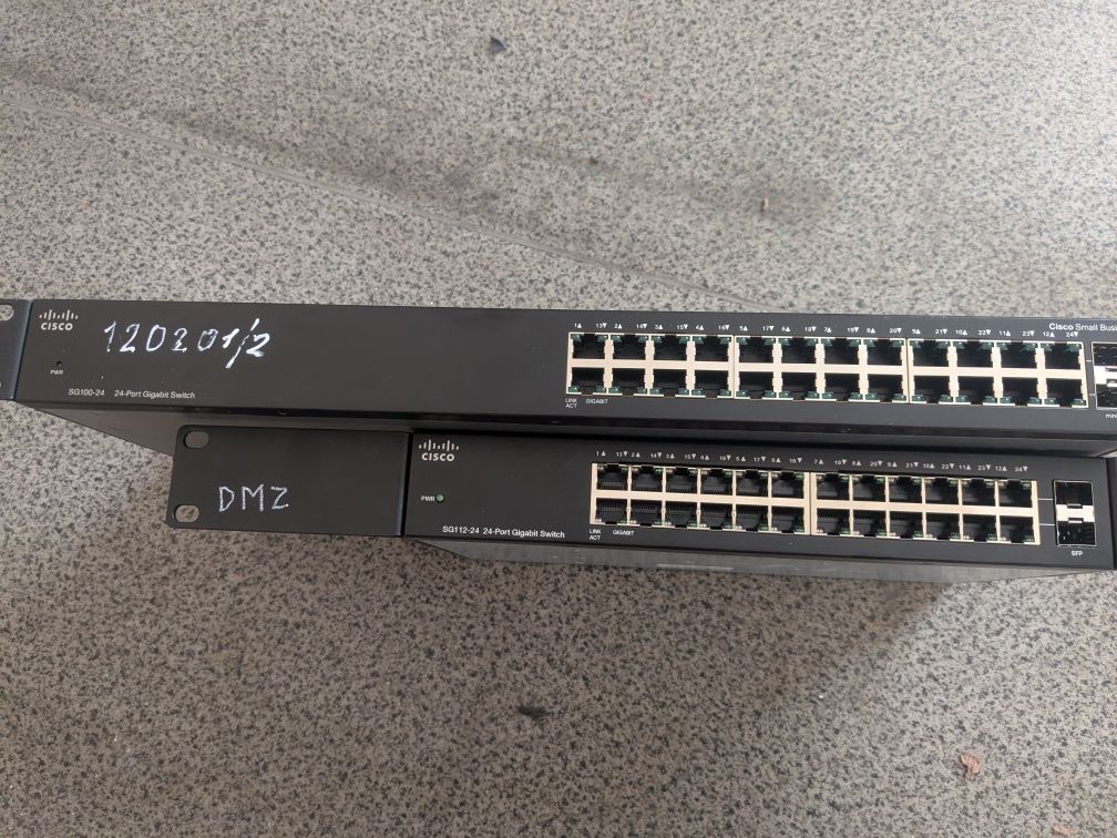 Комутатор Cisco SG100-24 v2 і Cisco SG112-24