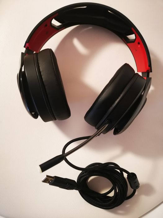 Auscultadores Gaming, novos, com caixa e fatura