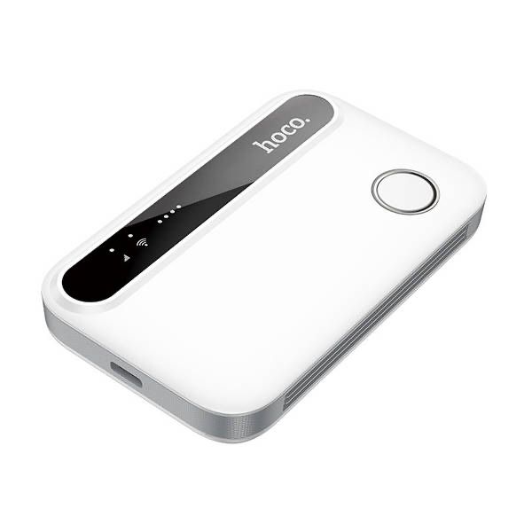 Портативний модем WiFi роутер 4G HOCO HI41  150Mbps, 2100мАг Білий