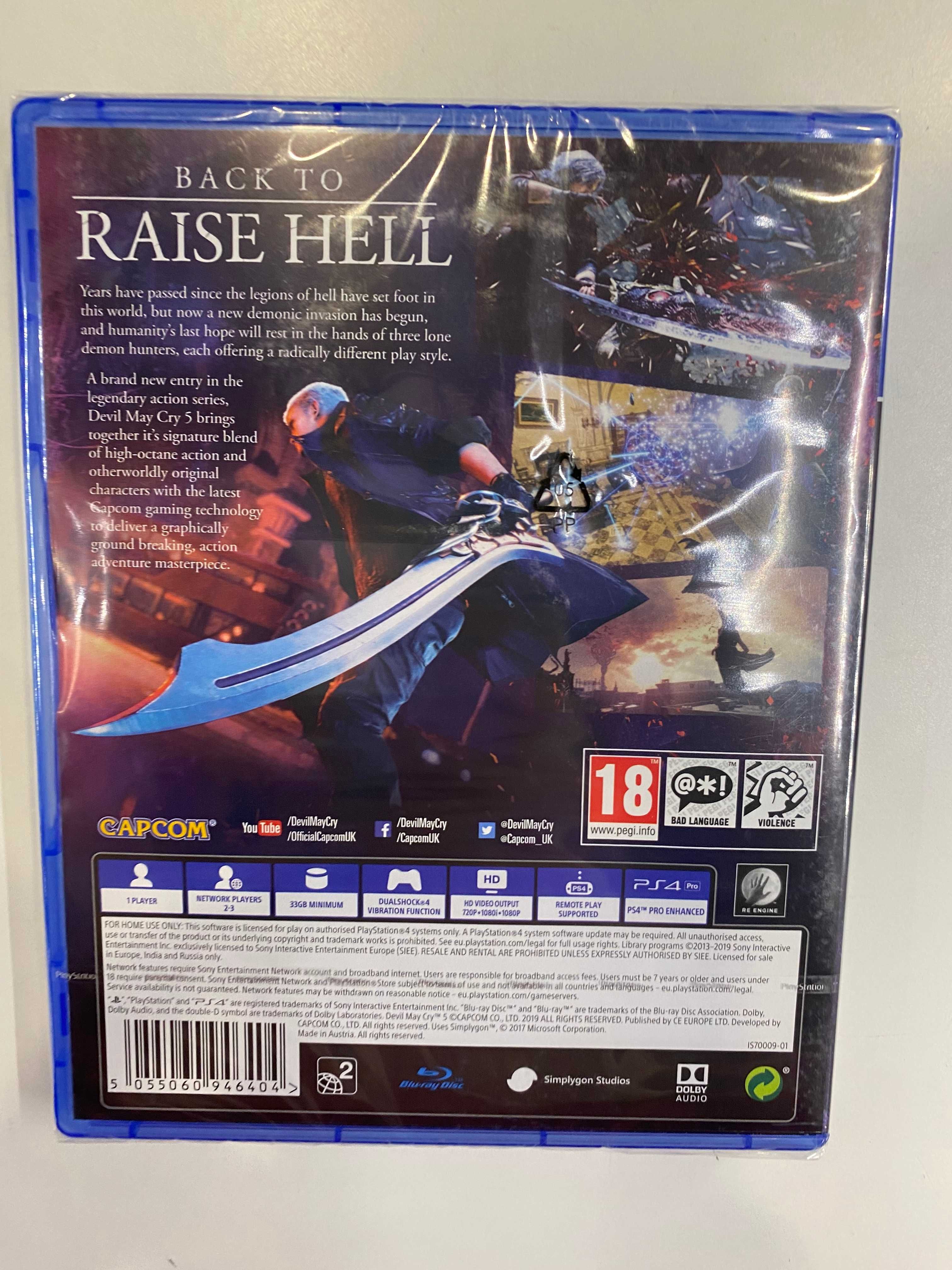 Devil May Cry 5 PS4 Nowa Sklep Ostróda