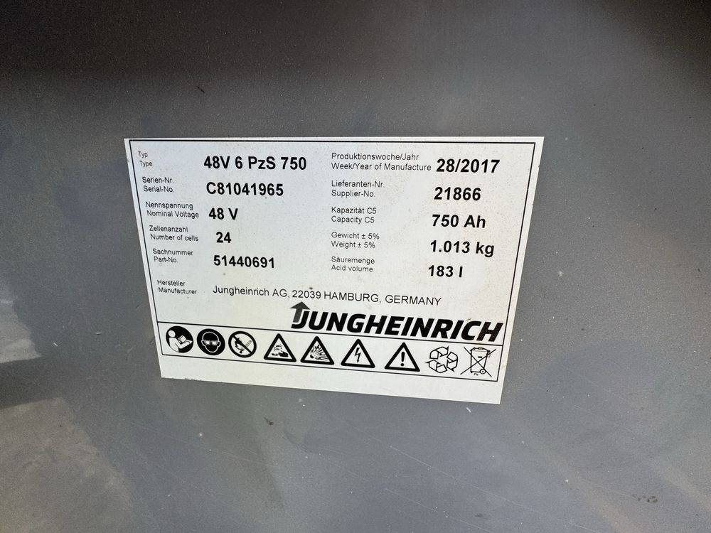 Електричний навантажувач Jungheinrich EFG 216 2017